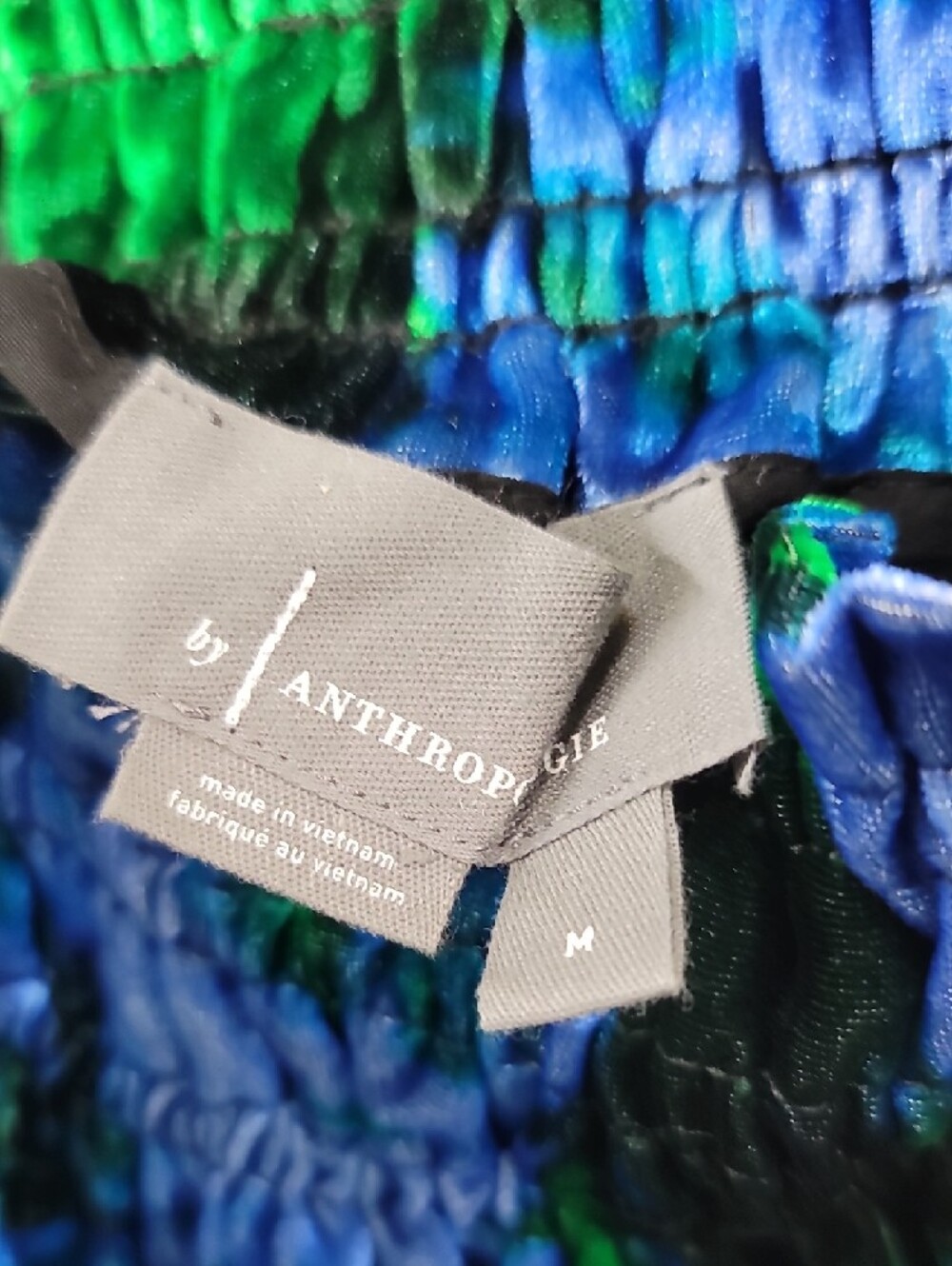 Anthropologie The Somerset Maxi Skirt: Nina Pace Velvet Edition Size Medium - Picture 6 of 8